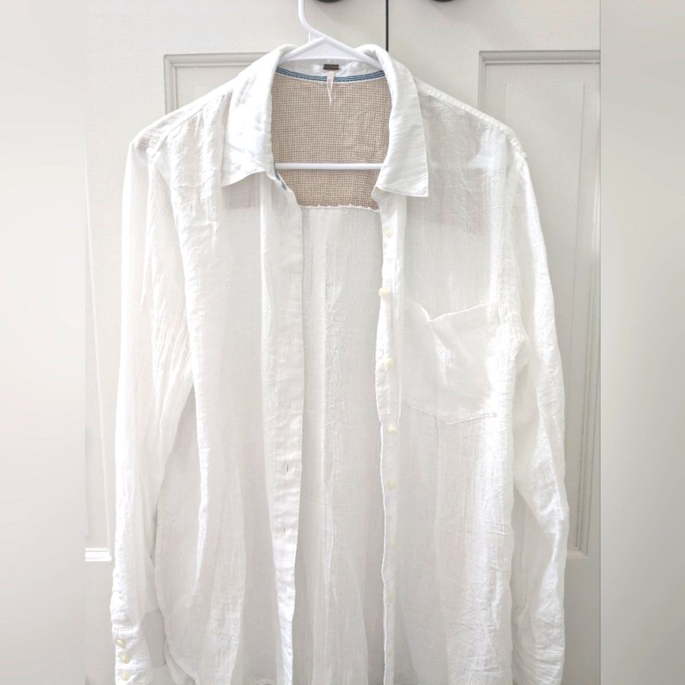 Free People | White Blouy